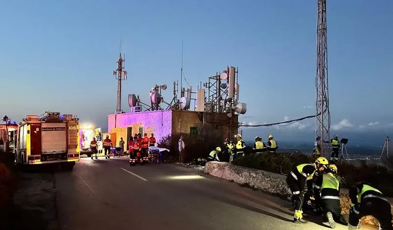 Derrumbe en Randa: cinco turistas sepultados al ceder el tejado de una casa