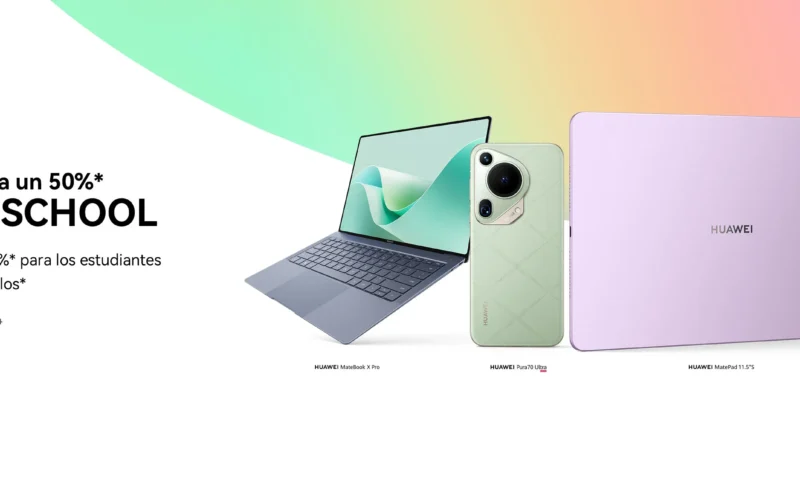 Equipáte con Huawei: grandes descuentos en la campaña Back to School