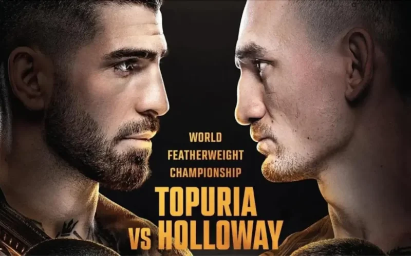 Pesaje oficial de Topuria – Holloway: Resumen y reacciones del UFC 308 por el título de peso pluma