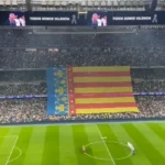 minuto de silencio Santiago Bernabéu Valencia