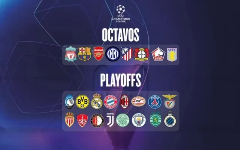 El sorteo de la Champions enfrenta al Manchester City y al Real Madrid en dieciseisavos. Uno de los dos últimos campeones quedará fuera de los octavos de final.